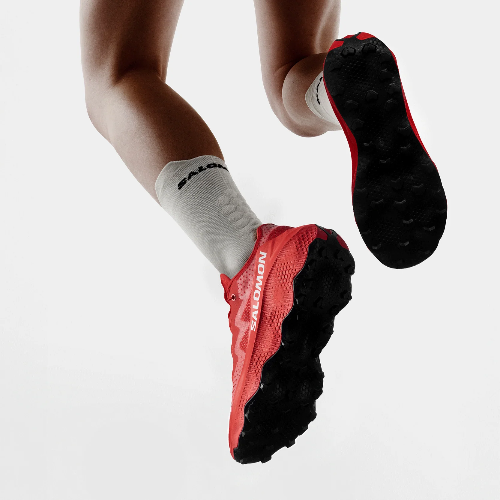Salomon S/Lab Ultra Glide 1.5 | Fiery Red / White | Unisex - Image 2
