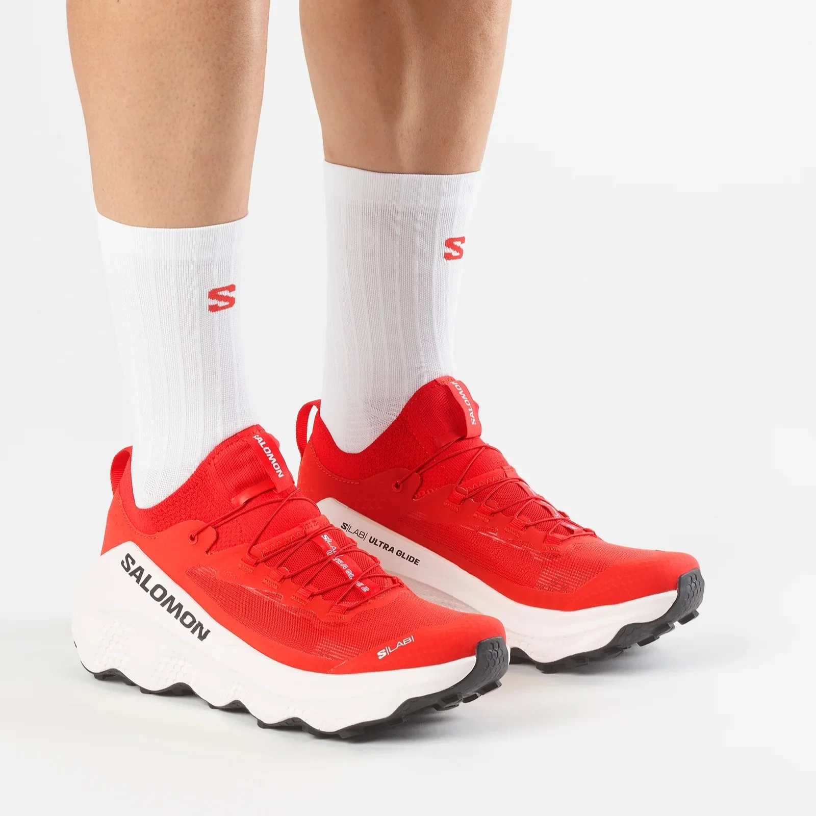 Salomon S/Lab Ultra Glide 2 | Fiery Red / Fiery Red / Vanilla Ice | Unisex - Image 2