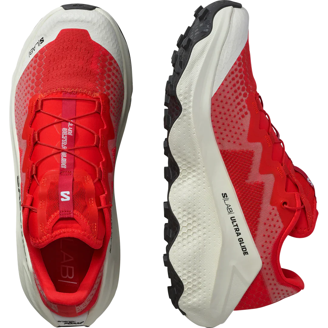 Salomon S/Lab Ultra Glide | Fiery Red / Pompeian Red / Vanilla Ice | Unisex - Image 7