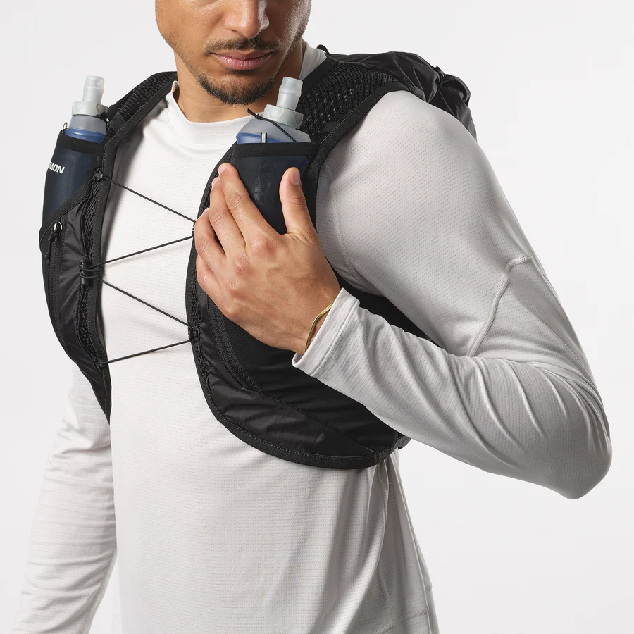 Salomon Active Skin 12 Set | Black / Metal - Image 5