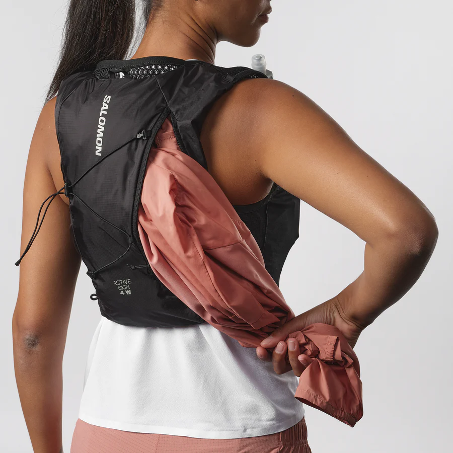 Salomon Active Skin 4 Set | Black / Metal | Womens - Image 2