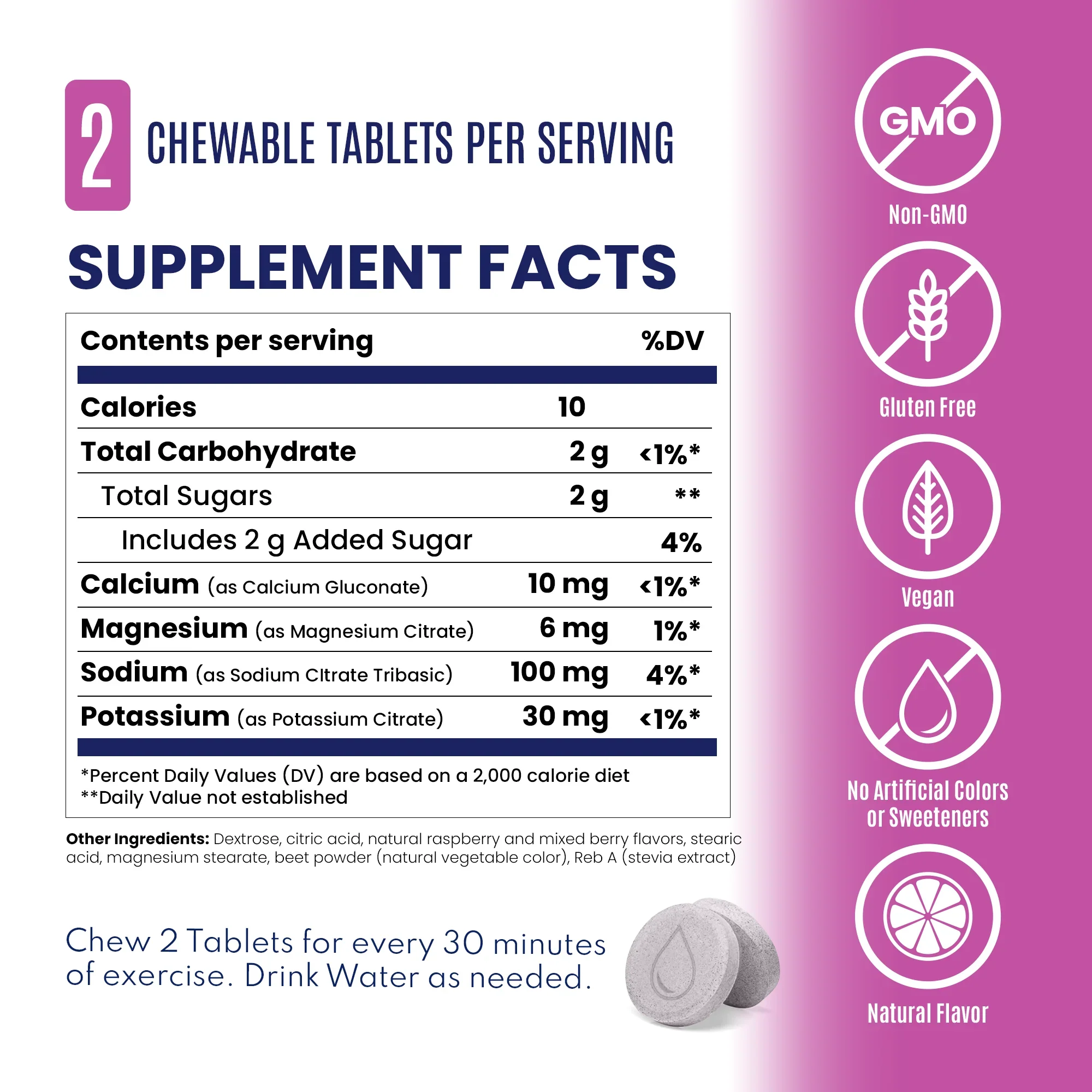 SaltStick FastChews | Mixed Berry | Bottle of 60 - Image 3