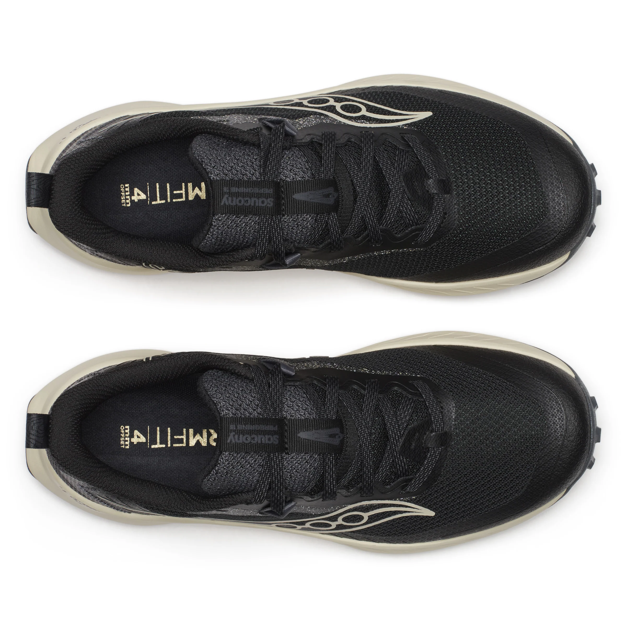 Saucony Peregrine 15 Wide | Black / Pearl | Womens - Image 3