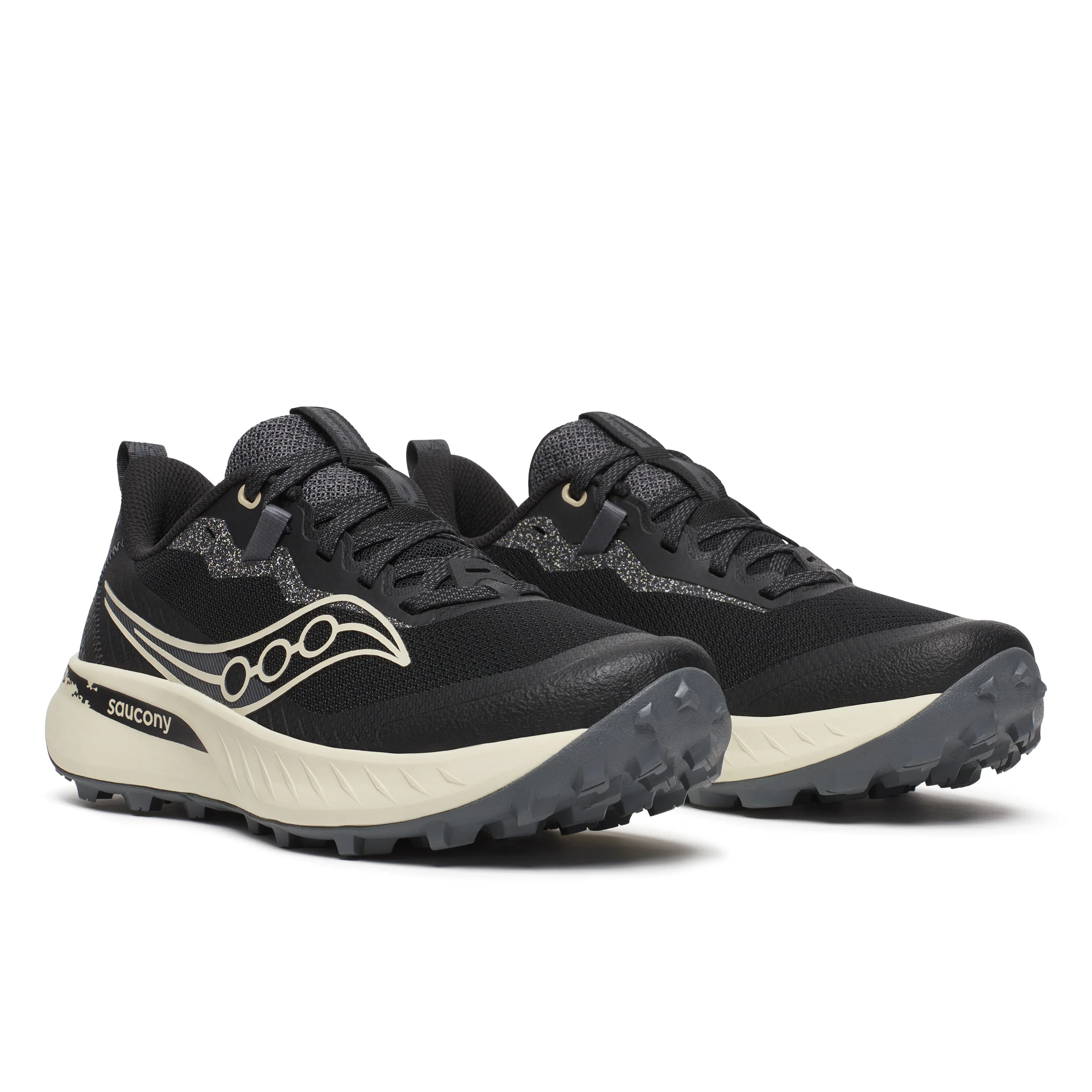 Saucony Peregrine 15 Wide | Black / Pearl | Womens - Image 6