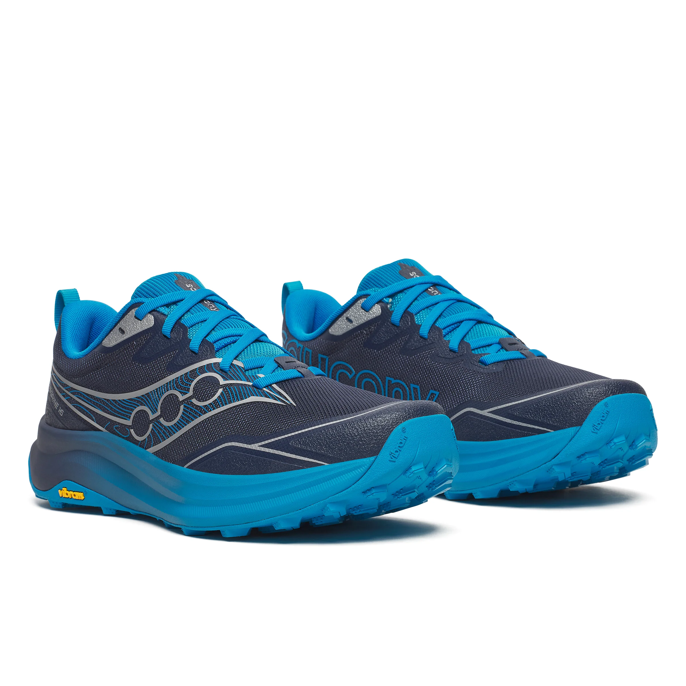 Saucony Peregrine 16 | Navy / Cobalt | Mens - Image 6
