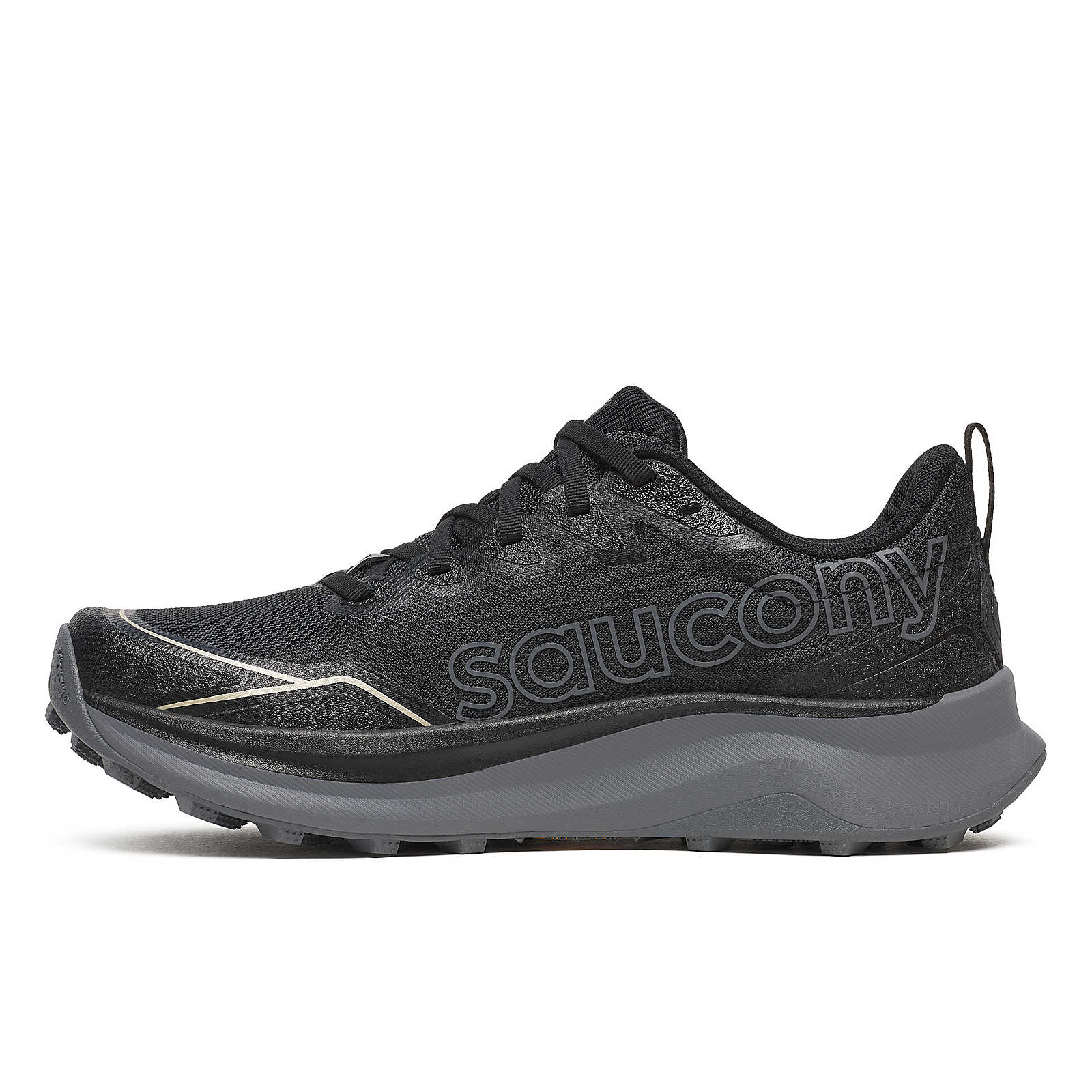Saucony Peregrine 16 Wide | Black / Carbon | Womens - Image 5