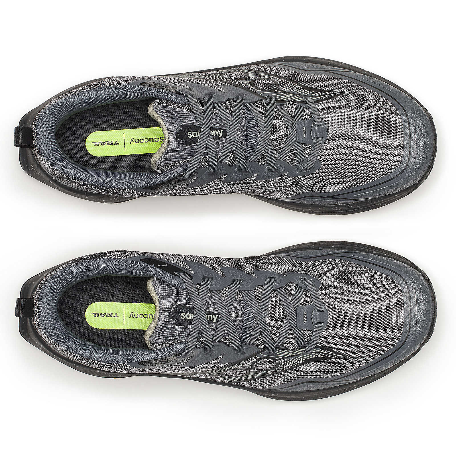 Saucony Peregrine 16 Wide | Carbon / Black | Mens - Image 3