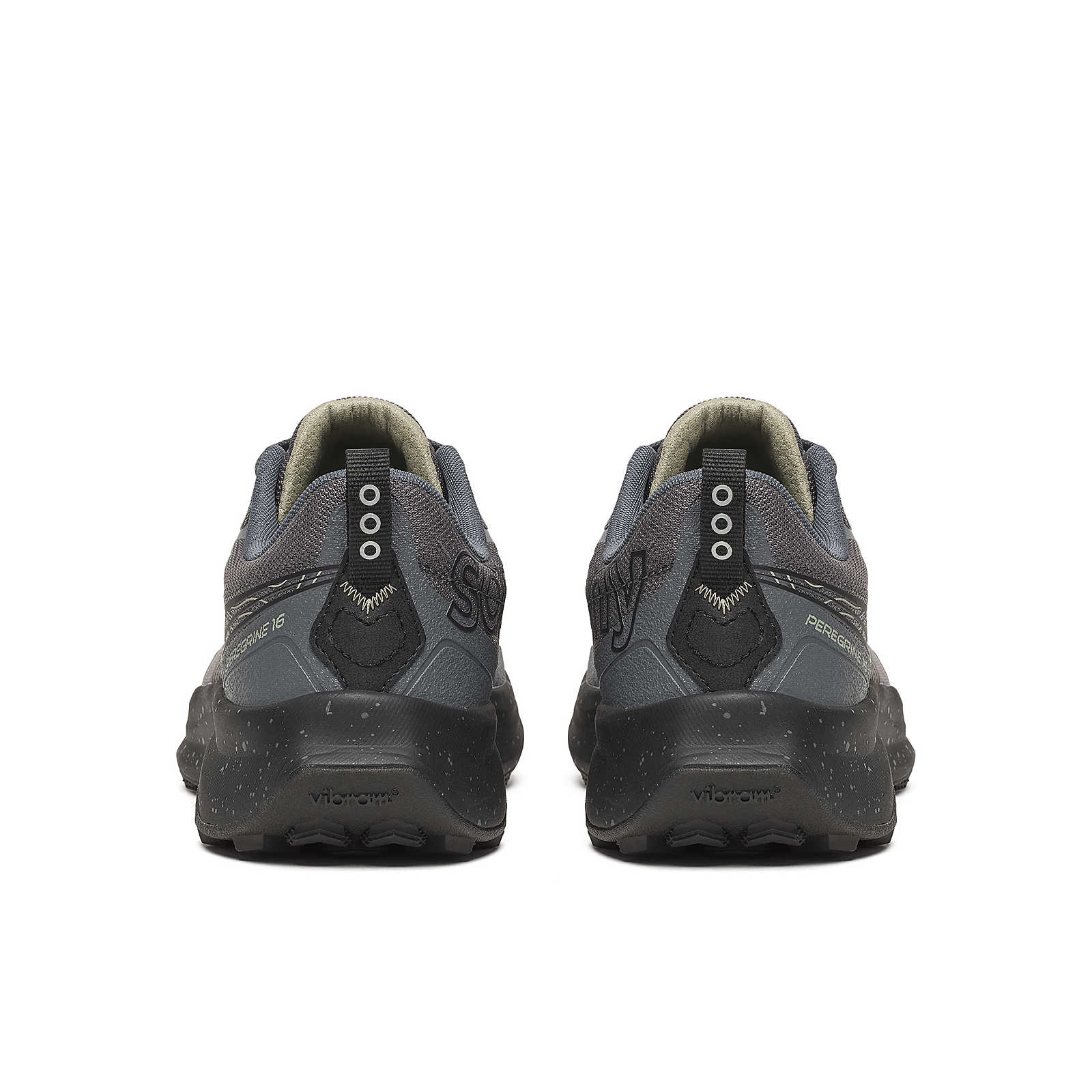 Saucony Peregrine 16 Wide | Carbon / Black | Mens - Image 4