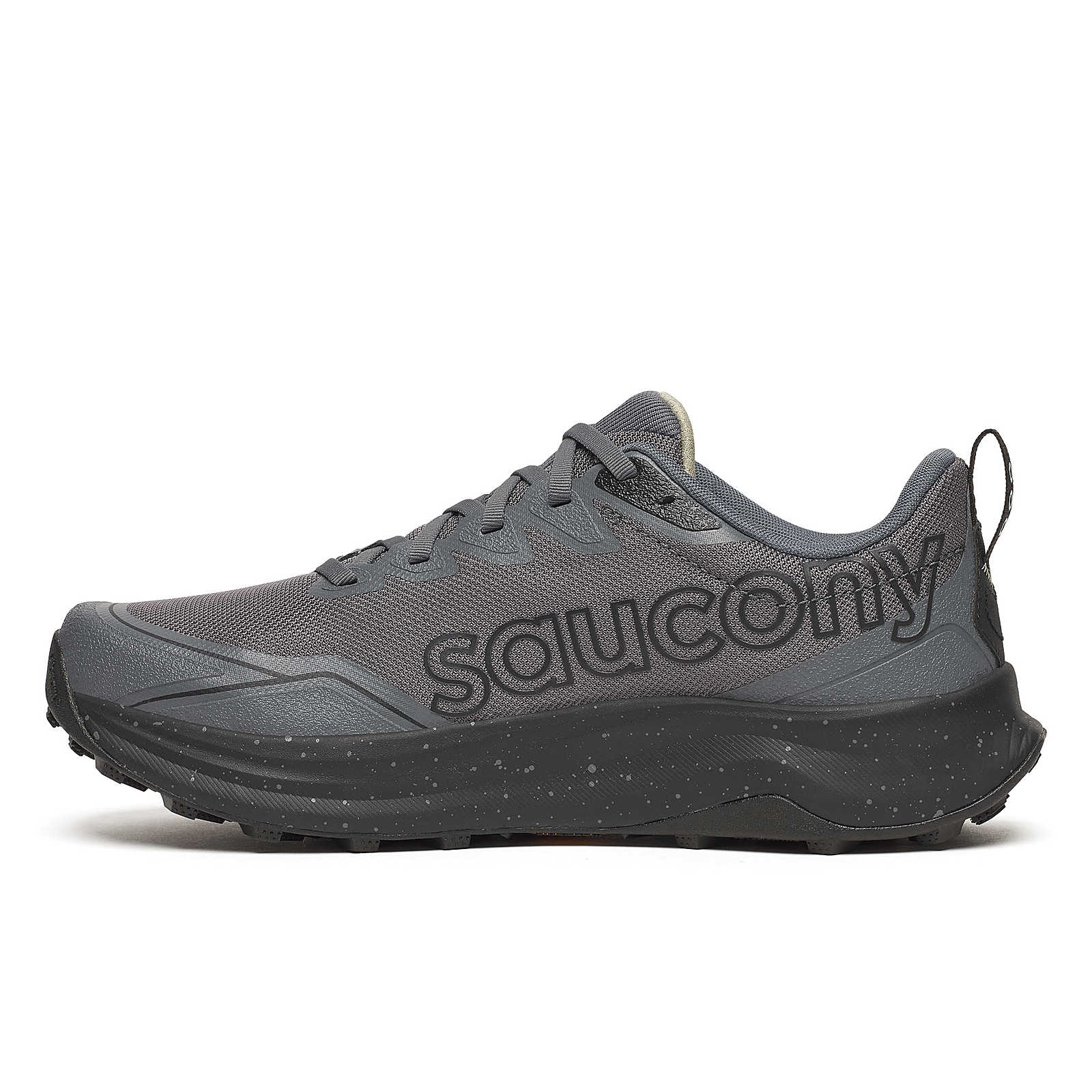 Saucony Peregrine 16 Wide | Carbon / Black | Mens - Image 5