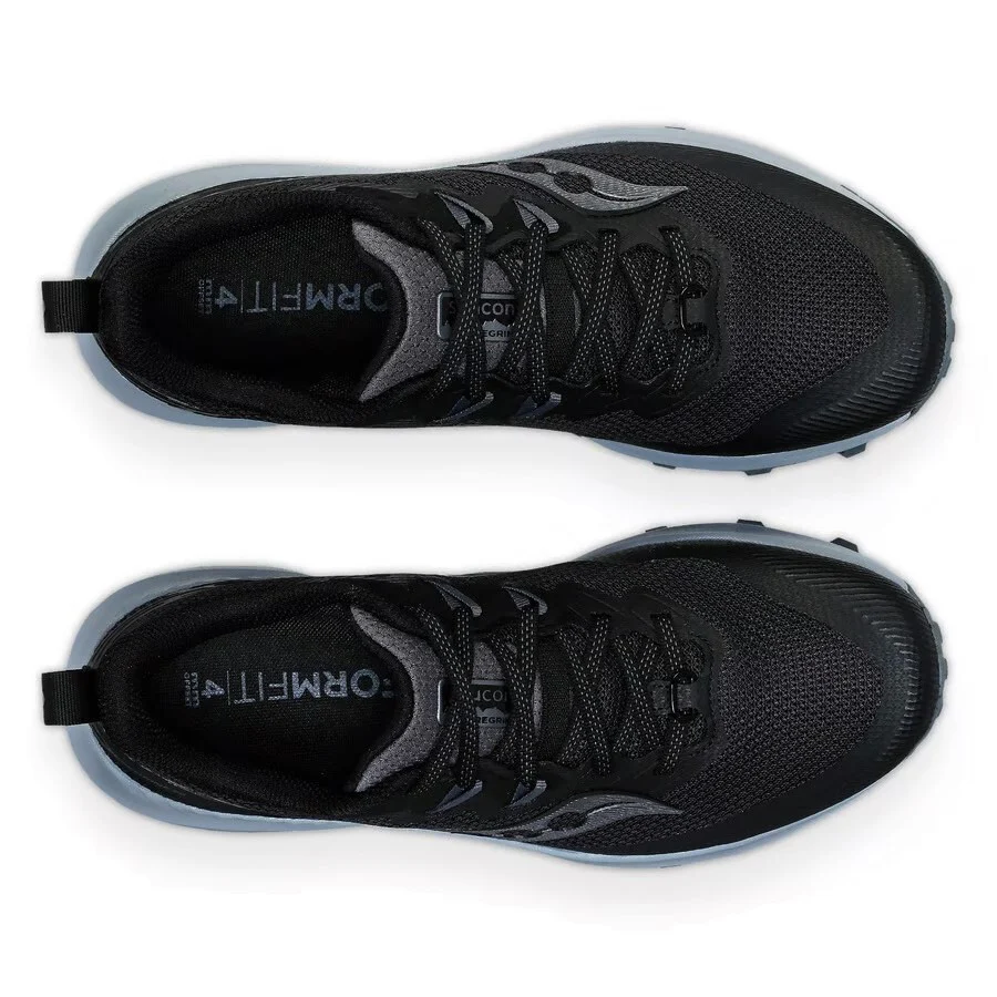 Saucony Peregrine 14 Wide | Black / Carbon | Womens - Image 4