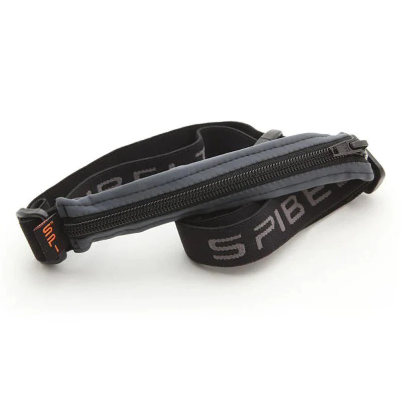 SPIbelt Original Running Belt | Anthracite / Black Zip - Image 2