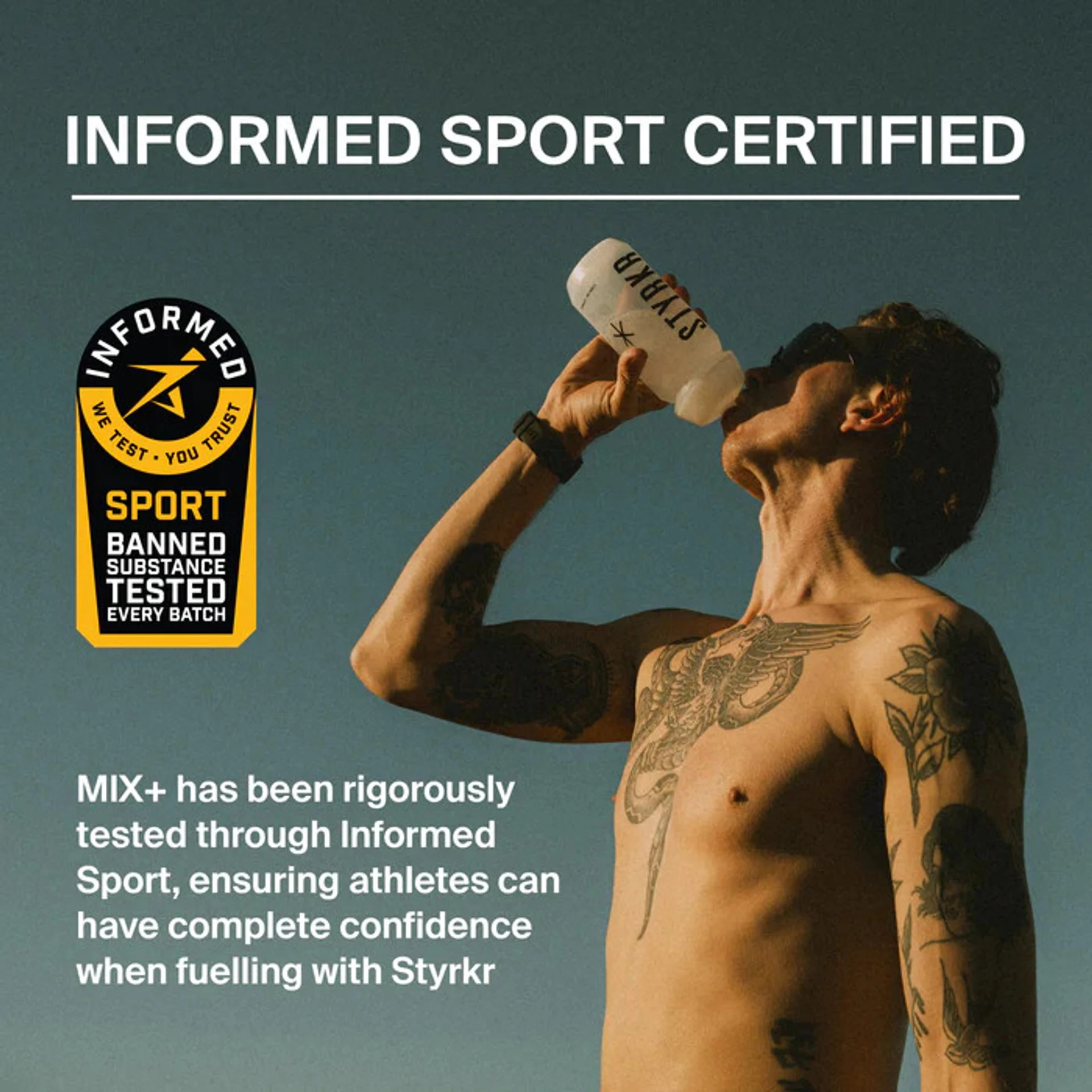Styrkr Mix+ Dual Carb + Electrolyte Powder | 25 Serves | Lime & Mint - Image 6