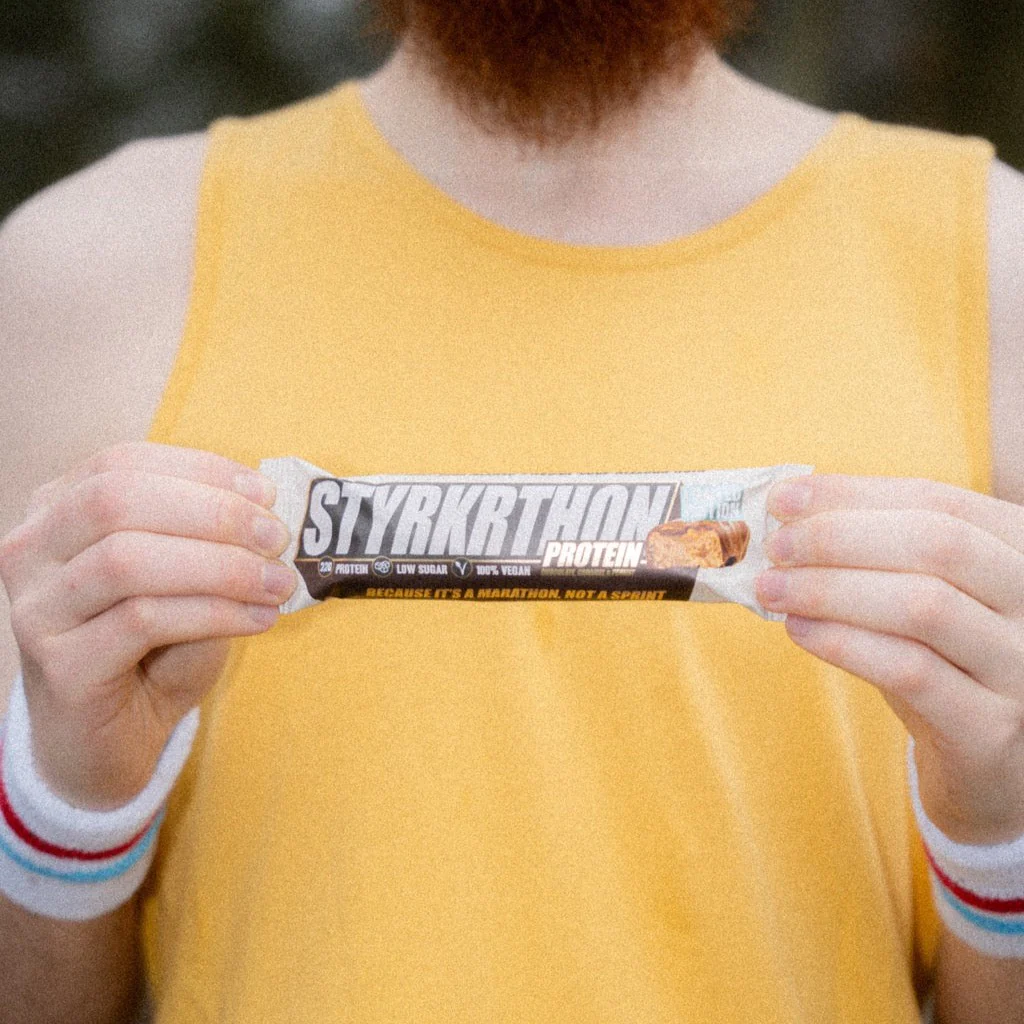 Styrkr Styrkrthon Protein Bar | Chocolate, Caramel & Peanut - Image 4