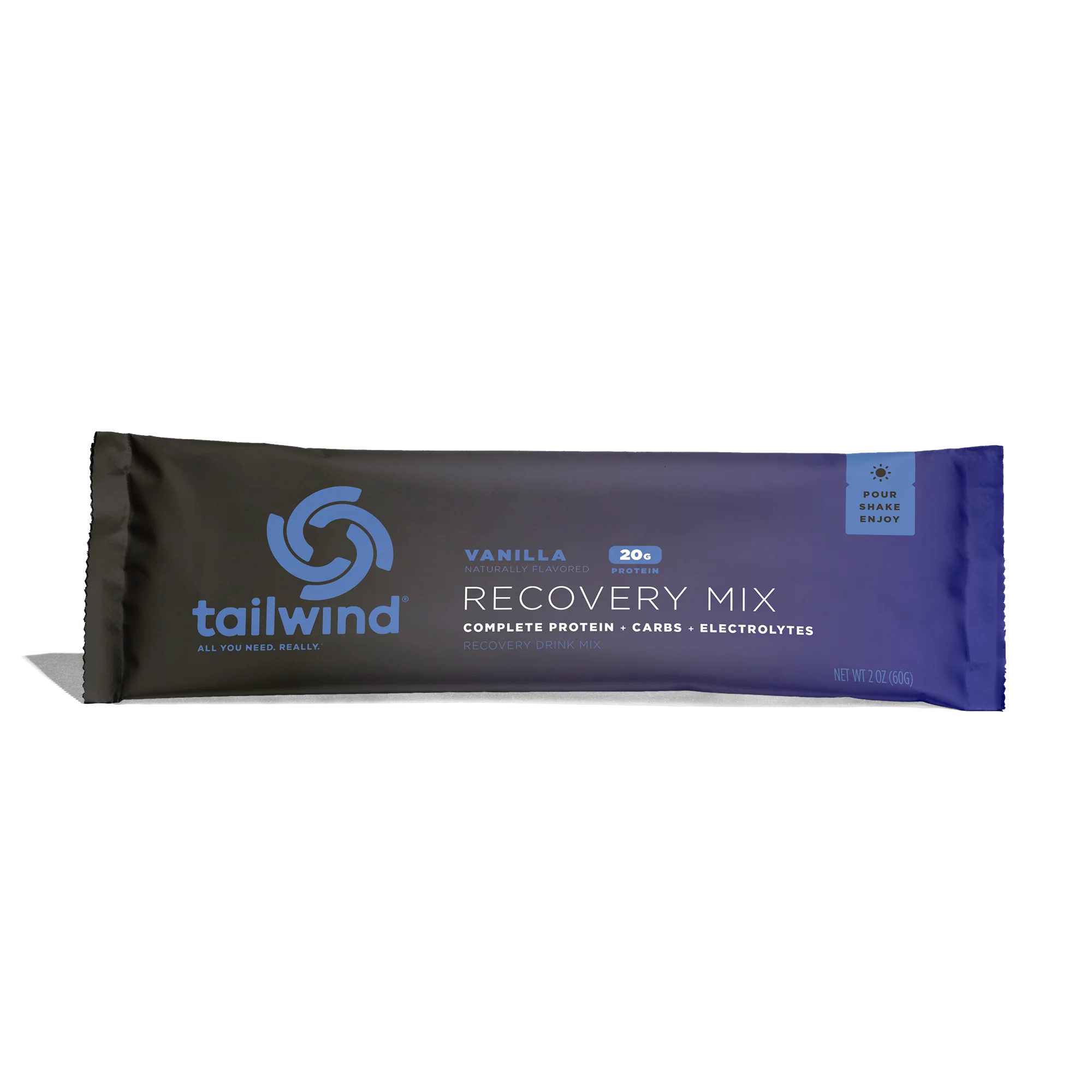 Tailwind Nutrition Fava Recovery Mix | Single Serve | Vanilla
