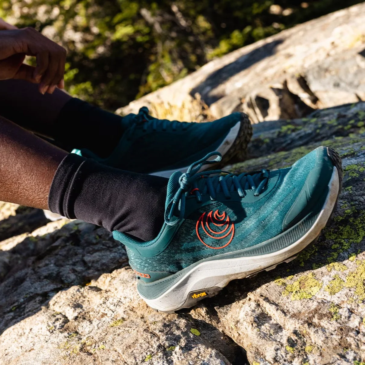 Topo Ultraventure 4 | Dark Teal / Orange | Mens - Image 3