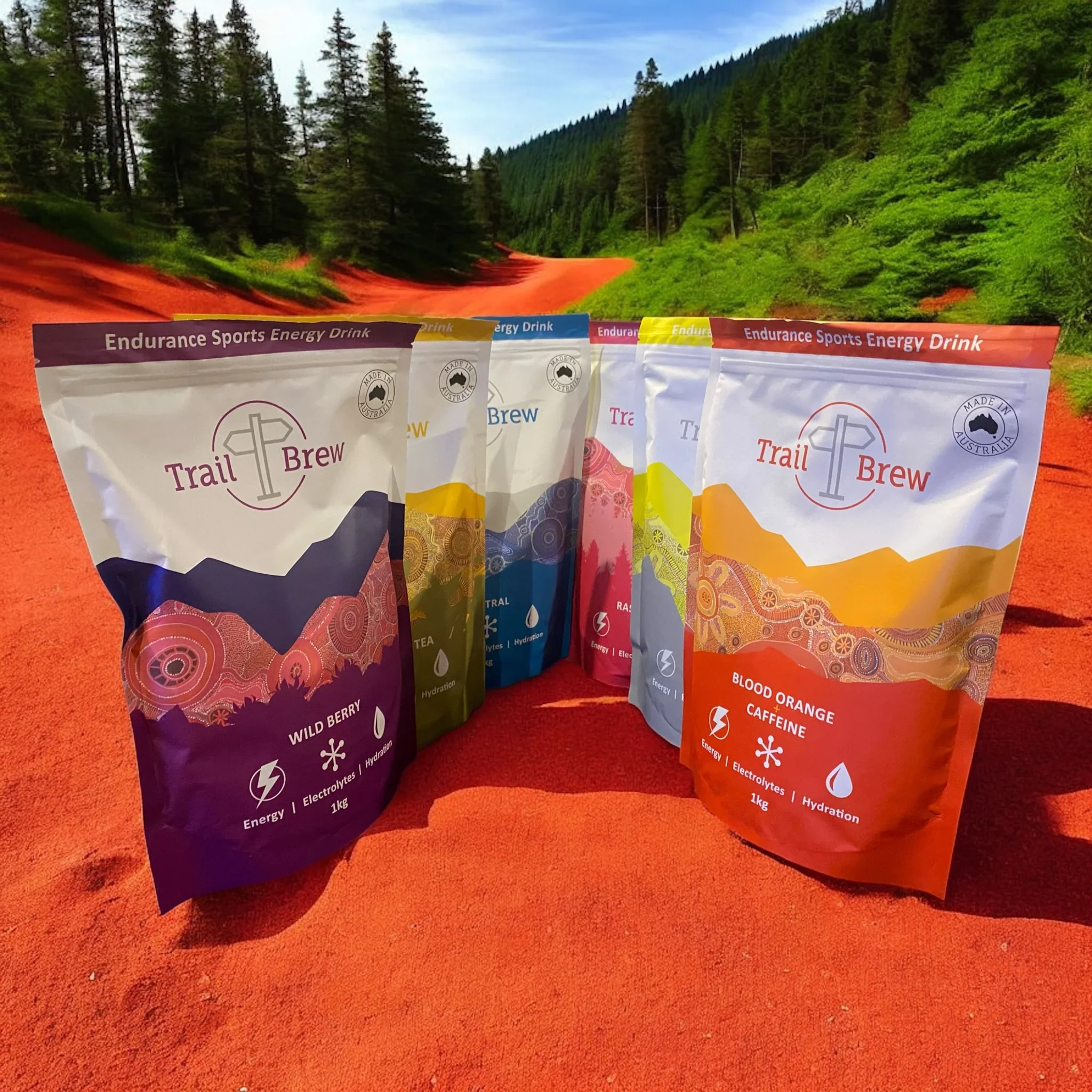 Trail Brew Energy + Electrolyte Drink | 1kg Bag | Mango Iced Tea - Image 2