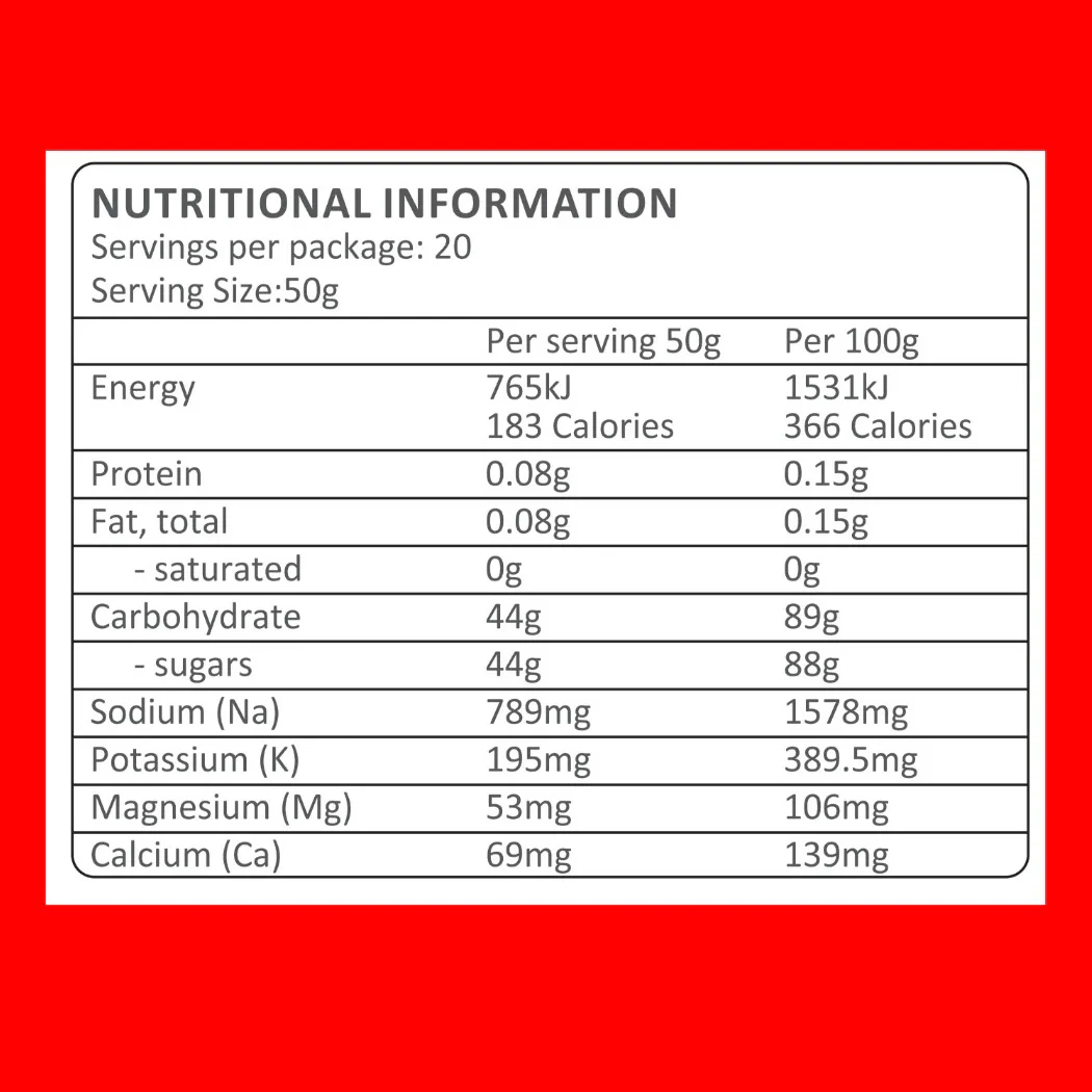 Trail Brew Energy + Electrolyte Drink | 1kg Bag | Raspberry - Image 3
