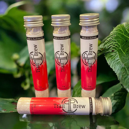 Trail Brew Energy + Electrolyte Drink | Test Tube Singles | Raspberry - Image 2