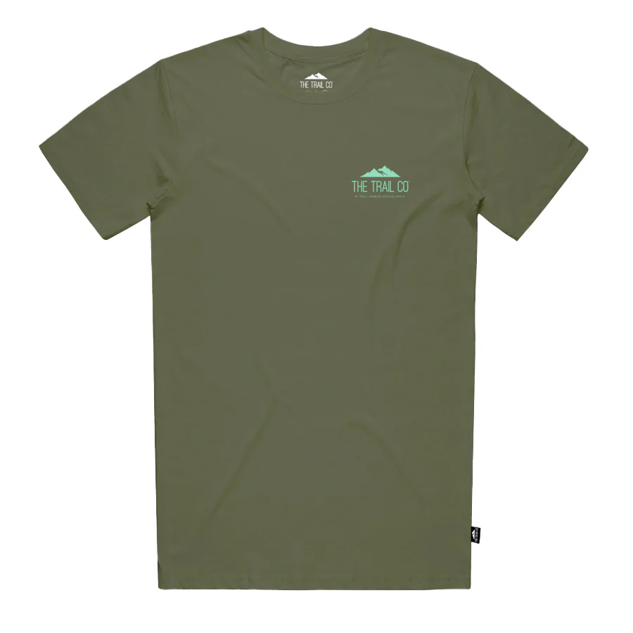 The Trail Co. Casual Tee | Green Path | Unisex - Image 2
