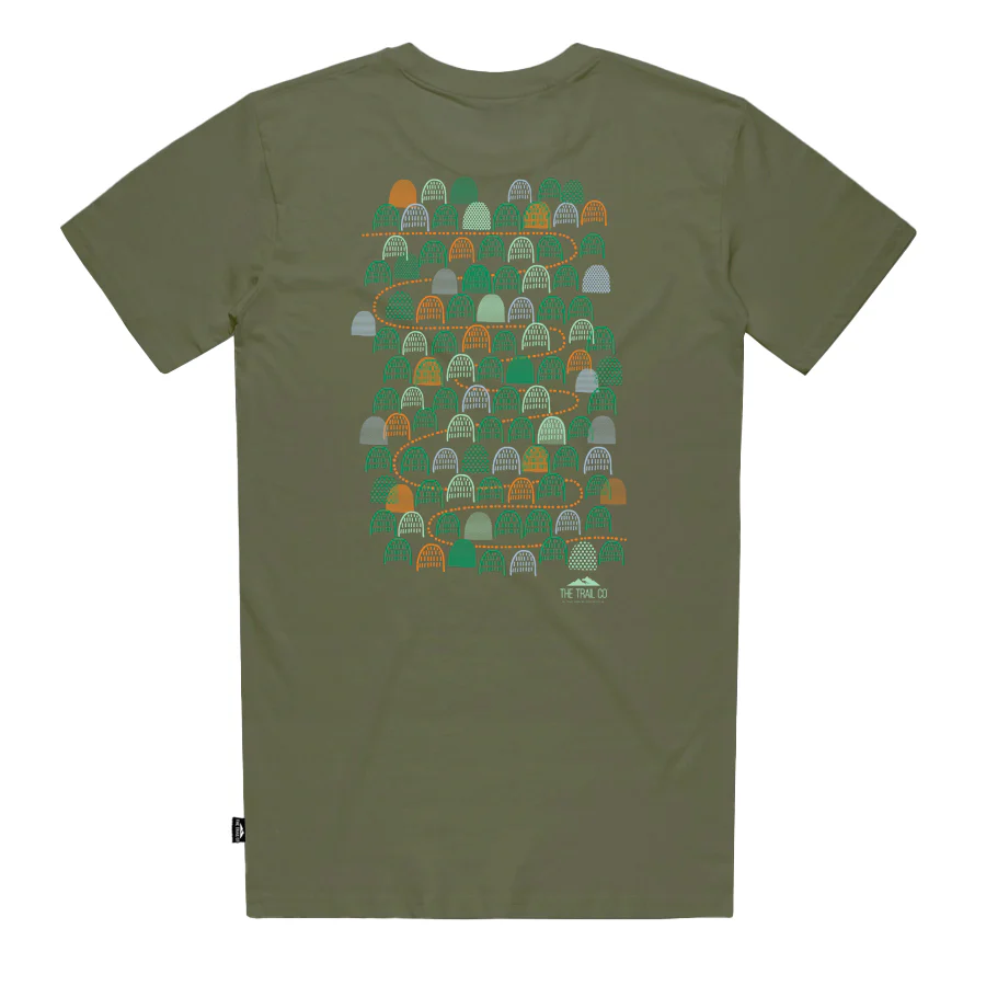 The Trail Co. Casual Tee | Green Path | Unisex