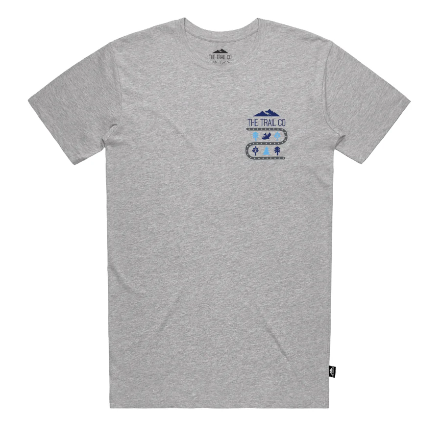 The Trail Co. Casual Tee | Grey Running Free | Unisex - Image 2