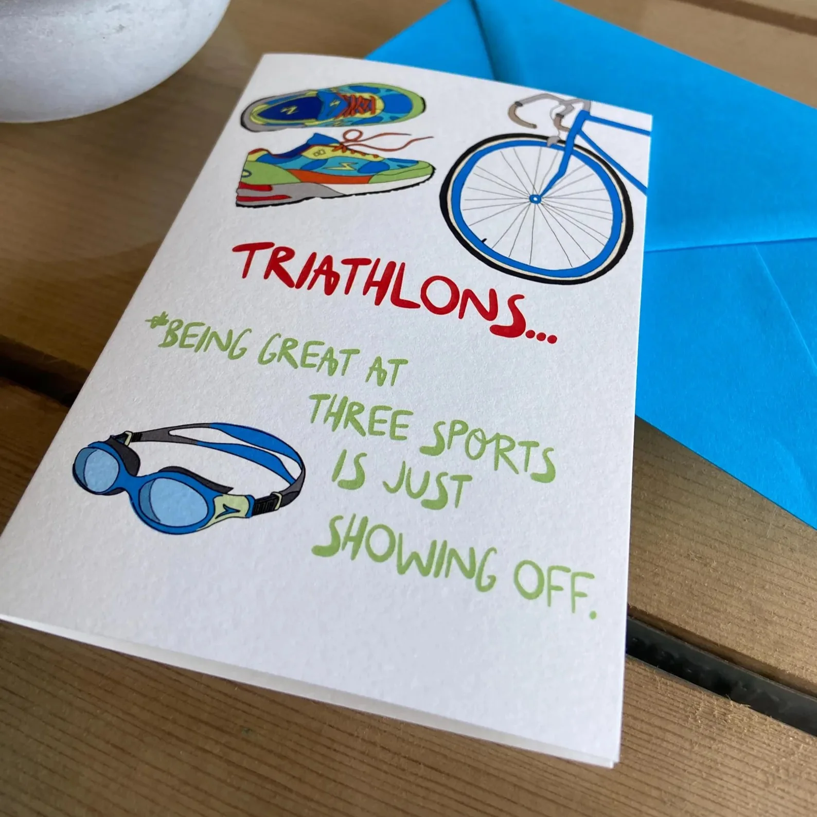 Triathlons | Greeting Card - Image 2