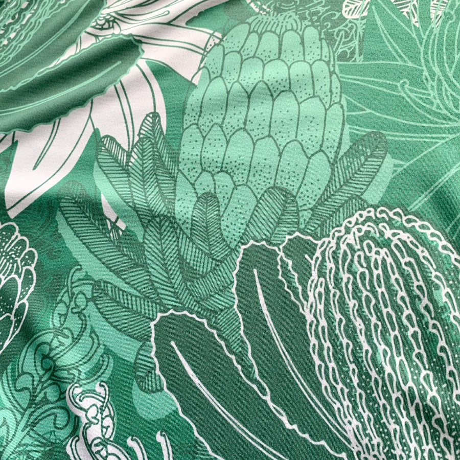 The Trail Co. Run Singlet | Green Bloom | Womens - Image 2
