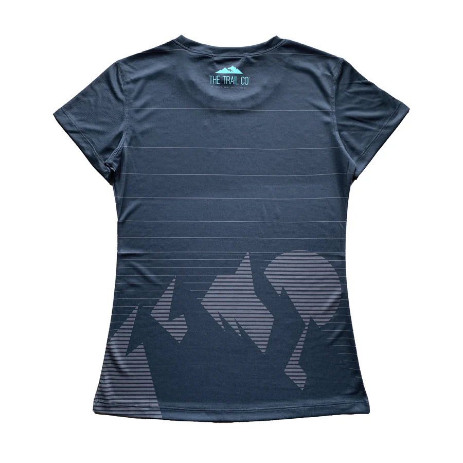 The Trail Co. Run Tee | Mountain Shadow | Womens - Image 2