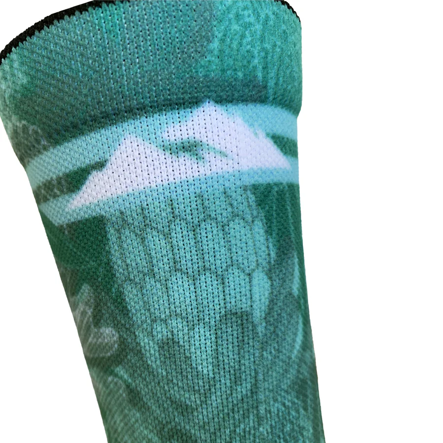 The Trail Co. Running Socks | Green Bloom - Image 3