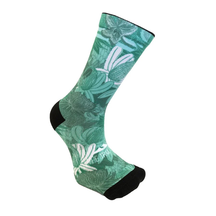 The Trail Co. Running Socks | Green Bloom - Image 4